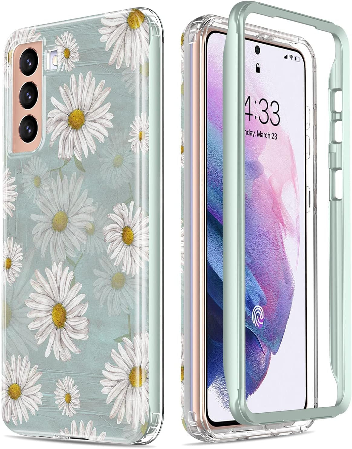 Esdot for Samsung Galaxy S21 plus Case,Military Grade Passing 21Ft Drop Test,Rugged Cover with Fashionable Designs for Women Girls,Protective Phone Case for Galaxy S21 plus 6.7" Colorful Painting  Esdot   