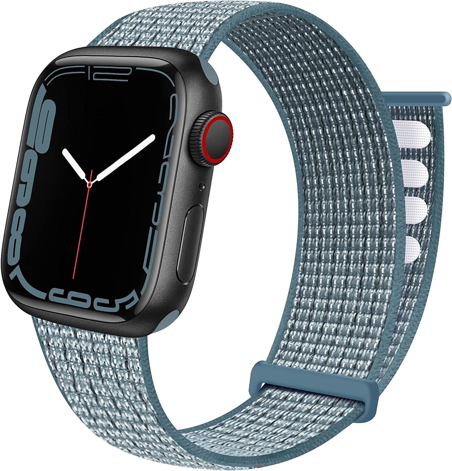 GZ GZHISY Sport Loop Nylon Band Compatible with Apple Watch Band 38Mm 40Mm 41Mm 42Mm 44Mm 45Mm 49Mm Ultra Iwatch Series 8 7 6 SE 5 4 3 2 1 Strap, Fit for Iphone Watch Band Women Men Stretchy Elastic Braided Weave Replacement Wristband Breathable  GZ GZHISY Celestial Teal 38mm/40mm/41mm 