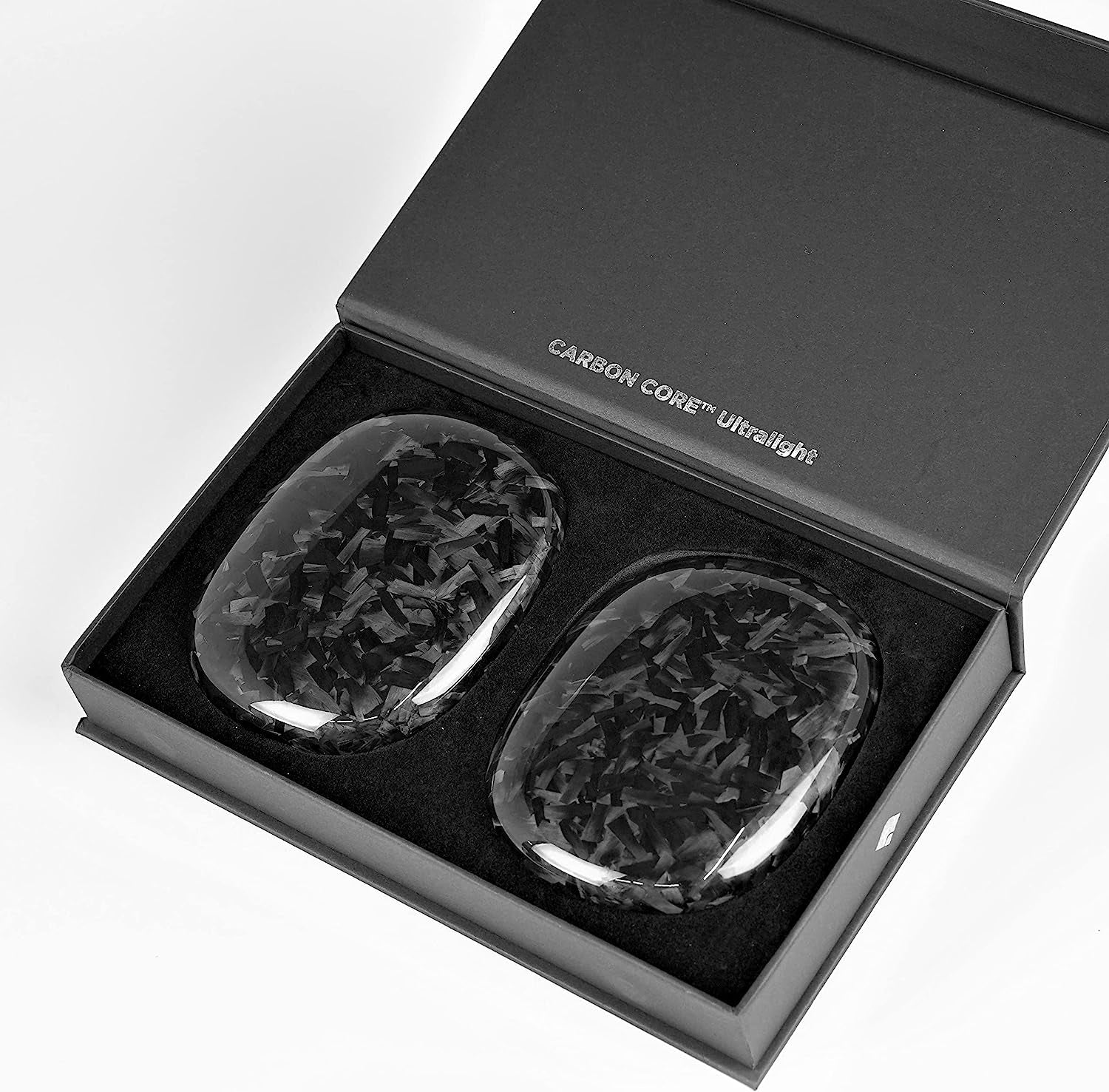 Foam Masters Genuine Forged Carbon Fiber Case for Airpods Max - Extreme Slim (Forged Glossy)  Foam Masters   