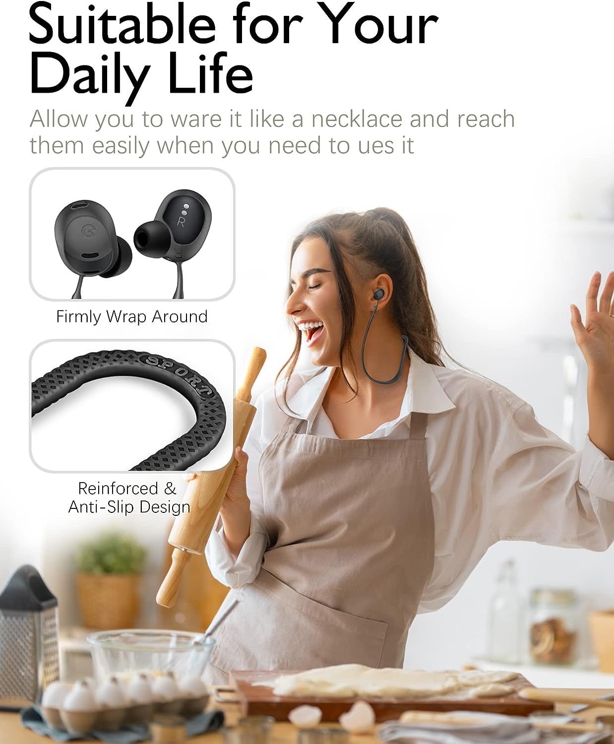 AHBTEYM for Google Pixel Buds Pro Case,Anti-Lost Strap,Silicone Cover with Keychain,Sports Lanyard for Women Men Girl Boy for Google Pixel Buds Pro 2022 (Lemongrass Case+Lemongrass Strap)  AHBTEYM   