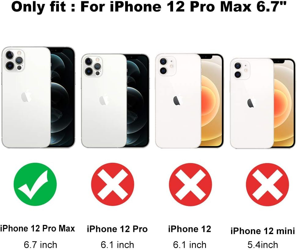 Wlxee Compatible with Iphone 12 Pro Max Case for Women Girls Leopard Sunflower Print Soft TPU Hard Back Shockproof Non-Slip Anti-Scratch Protective Durable Slim Cover Case for Iphone 12 Pro Max  Wlxee   