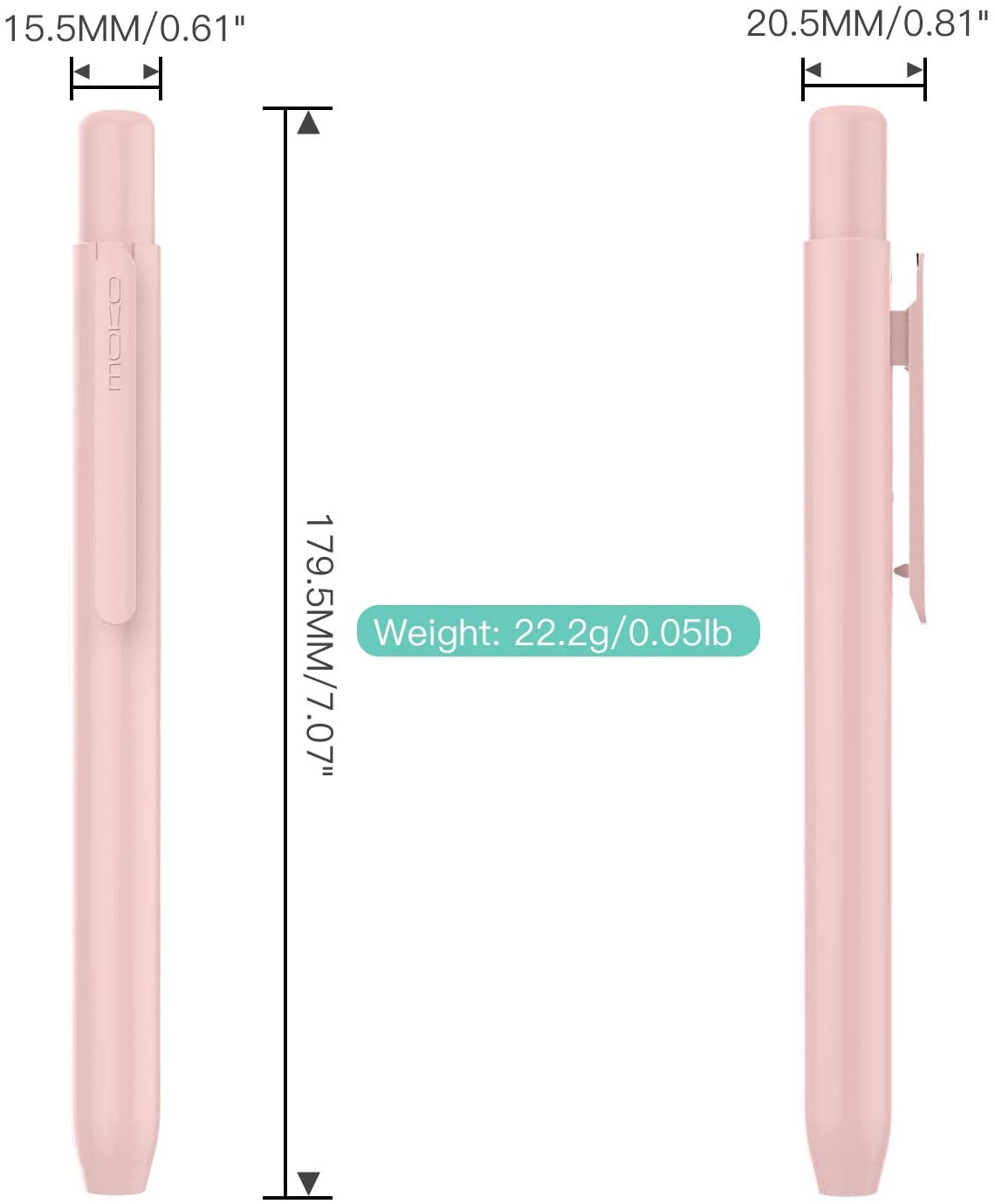 Moko Holder Case for I-Pencil, Retractable Tip Cap for New Ipad 10.2 2019/Ipad Air (3Rd Generation) 10.5" 2019/Ipad Mini (5Th Generation) 7.9" 2019 I-Pencil（Only for I-Pencil 1St - Pink  MoKo   