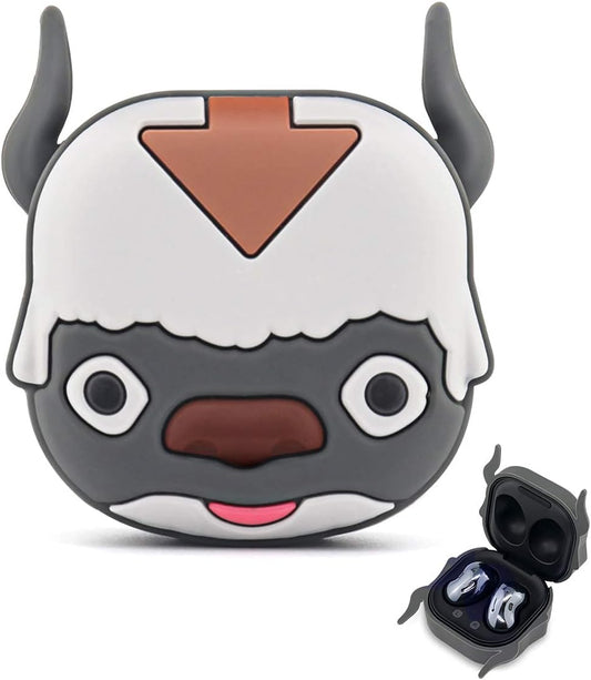 Autolife Case for Samsung Galaxy Buds Live/Galaxy Buds Pro, Shockproof Silicone Protective Cover Cute Cartoon Design Compatible with Galaxy Buds 2(2021) Charging Case for Girls Boys Appa  Autolife   