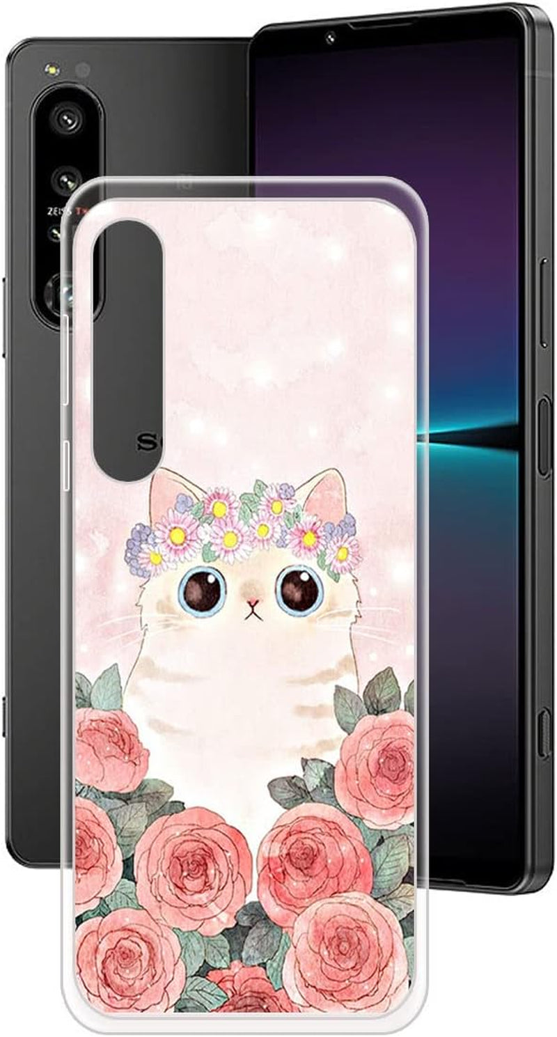 LCEHTOGYE Case for Sony Xperia 10 V, Slim Shock-Absorption Anti-Scratch Black Soft TPU Bumper Protective Phone Case Cover for Sony Xperia 10 V (6,1") - KE101  LCEHTOGYE Ke74  