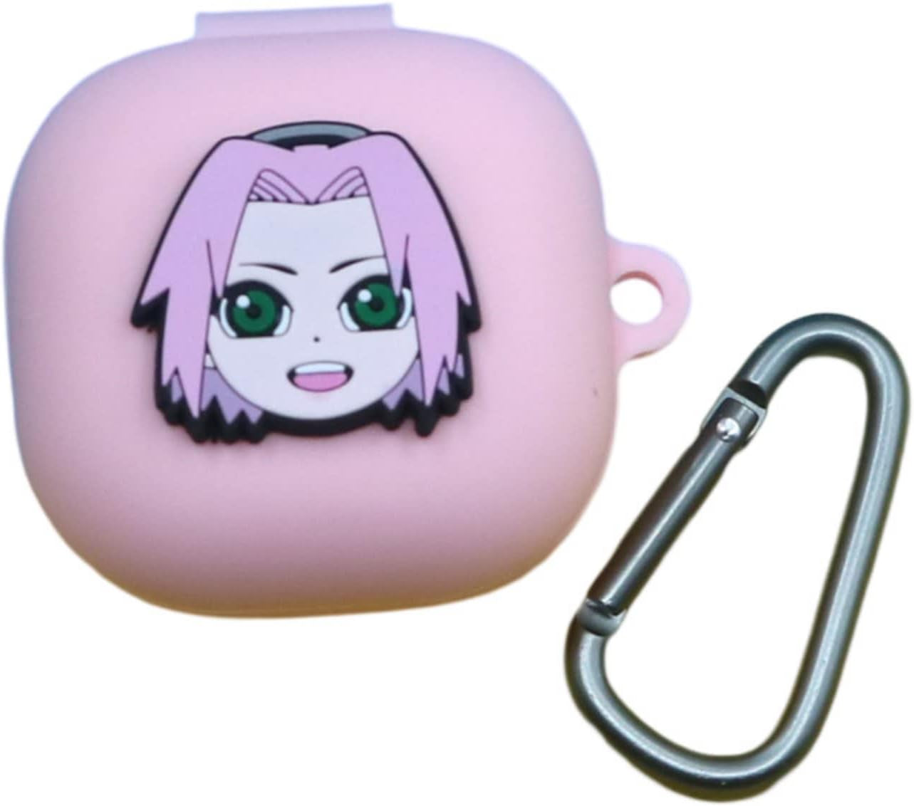 Anime Silicone Earbuds Case Cartoon Headphones Cover Fit Designed for Galaxy Buds2 Pro (2022) /Buds 2 (2021) /Samsung Galaxy Buds Live (2020) /Buds Pro (2021) (A)  SKPY K  