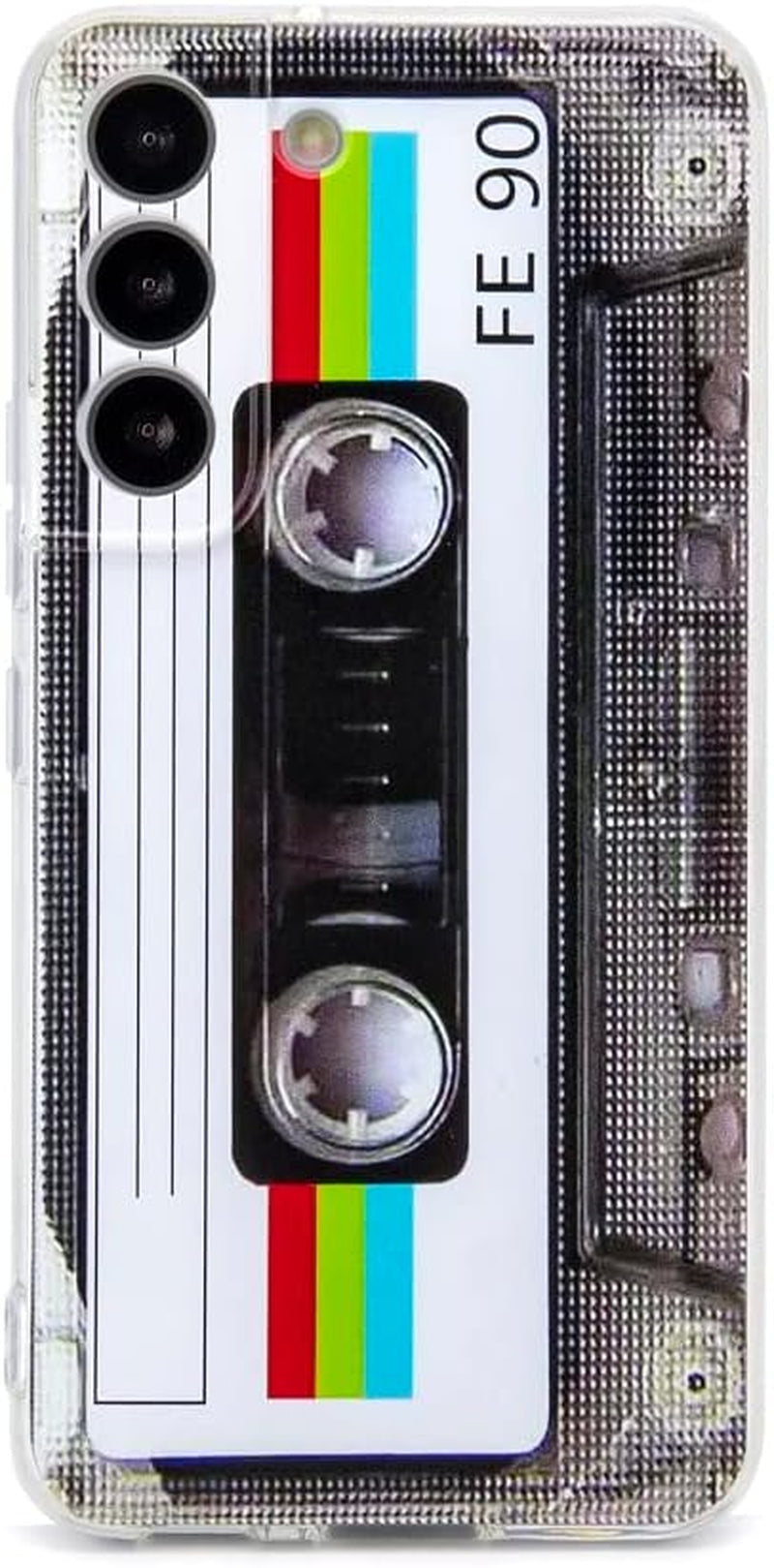 Fateamll Case for Galaxy S22, Shockproof Scratchproof with TPU Soft Bumper Retro Cassette Tape Case Compatible with Samsung Galaxy S22  FAteam   