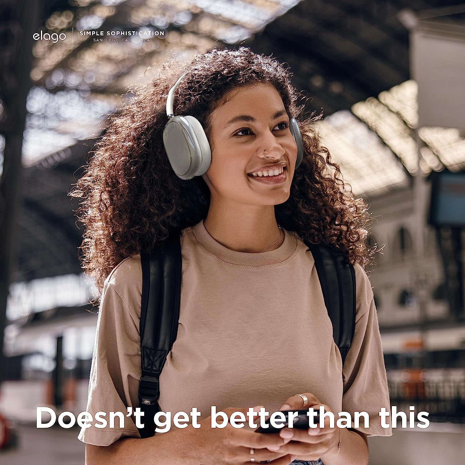 Elago Clear Case Compatible with Airpods Max Case Cover - Transparent Shockproof, Anti-Scratch, Anti-Dust [Crystal Clear]  elago   