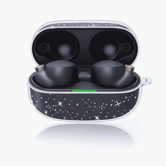 Cover Case Compatible with Sony WF-1000XM4 Earbud, Upgrade TPU Durable Sony WF-1000XM4 Case Wireless Earbuds Protective Cover with Keychain (Shine Black)  FGFLOWER   
