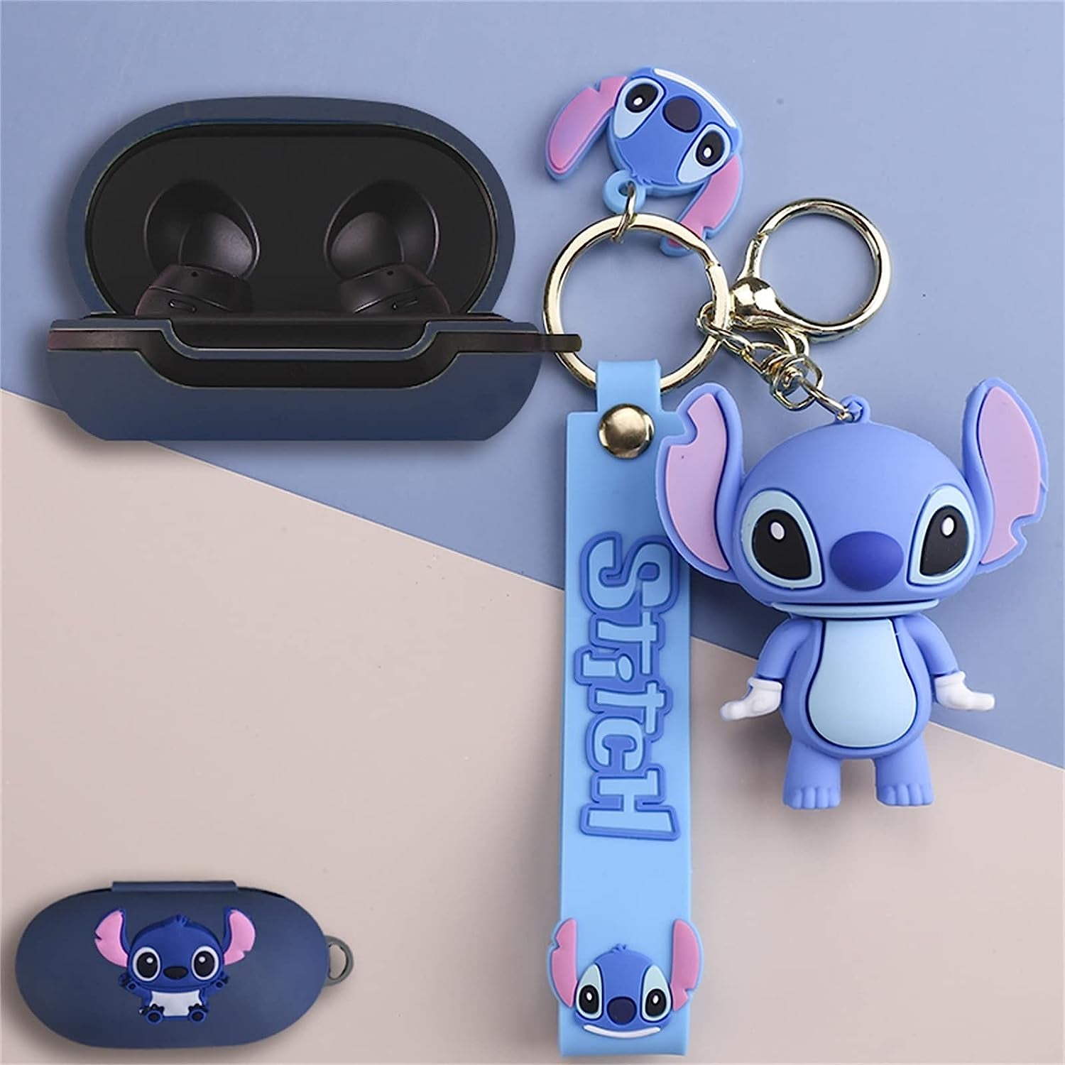 SKPY Case for Samsung Galaxy Buds Plus/Galaxy Buds, Cute Cartoon Anime Silicone Soft Covers for Galaxy Buds Plus/Buds with Keychain for Kids Girls Boys  SKPY   