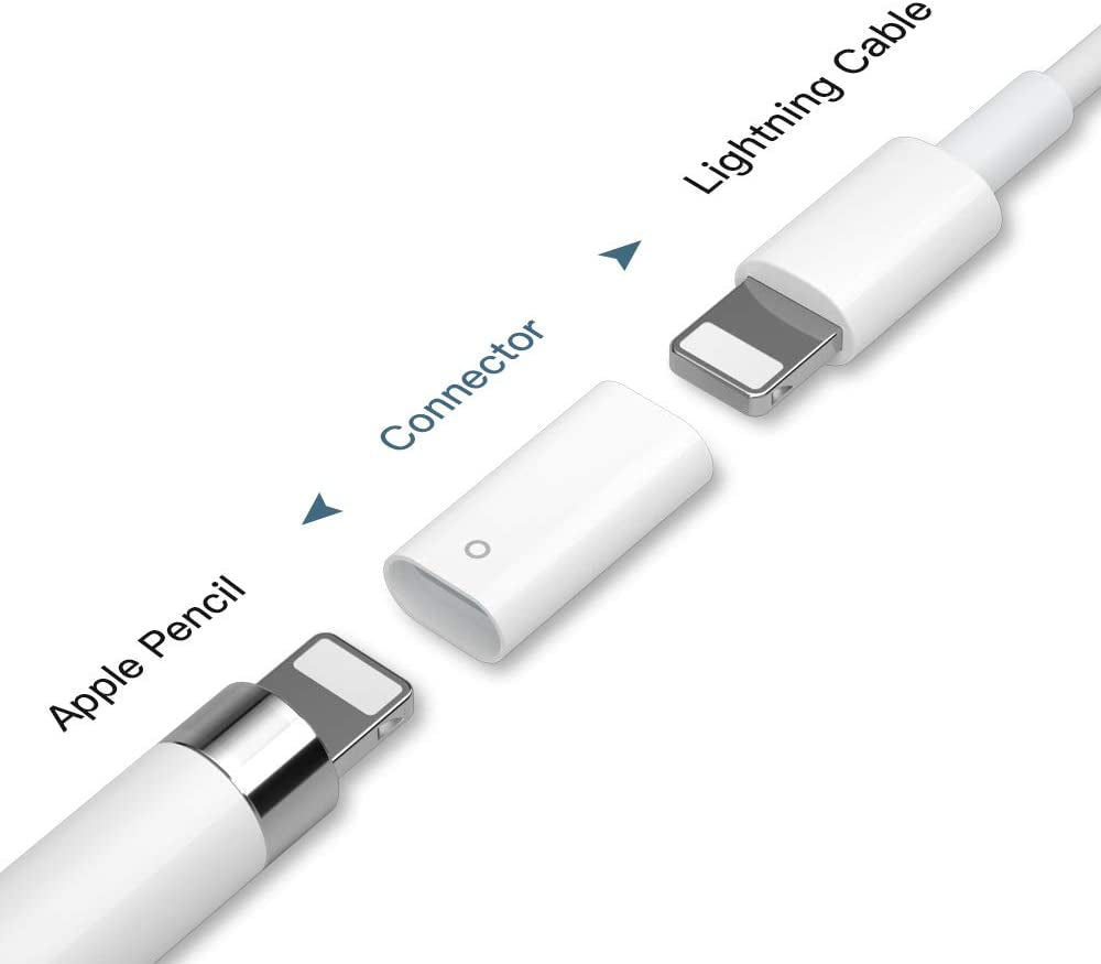 APETOO Compatible with Apple Pencil Tips and Cap Replacement/Charging Adapter for Apple Pencil 1St Generation, 4 Pack for Apple Pencil Cap Magnetic/Ipencil Charger/Ipencil Nibs for Ipad Pro Pencil  APETOO   