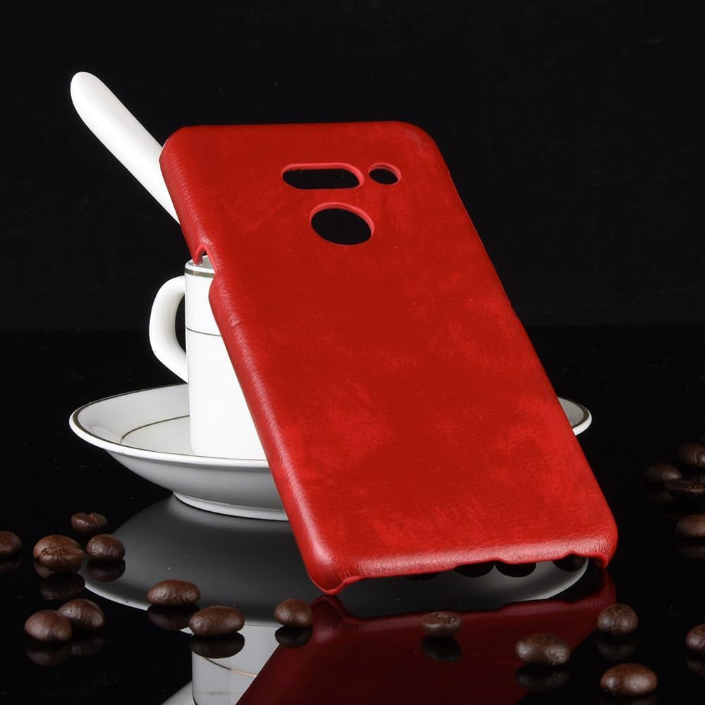 Phone Case for LG G8 Thinq Case, [PU Leather]+[Hard Plastic] for LG G8 Thinq Protector Case, Non-Slip Shockproof for LG G8 Thinq Phone Cover Red  Generic   
