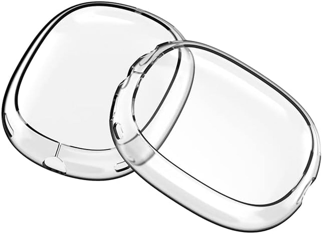 Case Cover for Airpods Max,Headphones Accessories,Transparent Soft Skin Protective Ear Cup Cover,Anti-Scratch Skin Sleeve (Transparent)  MACSYS   