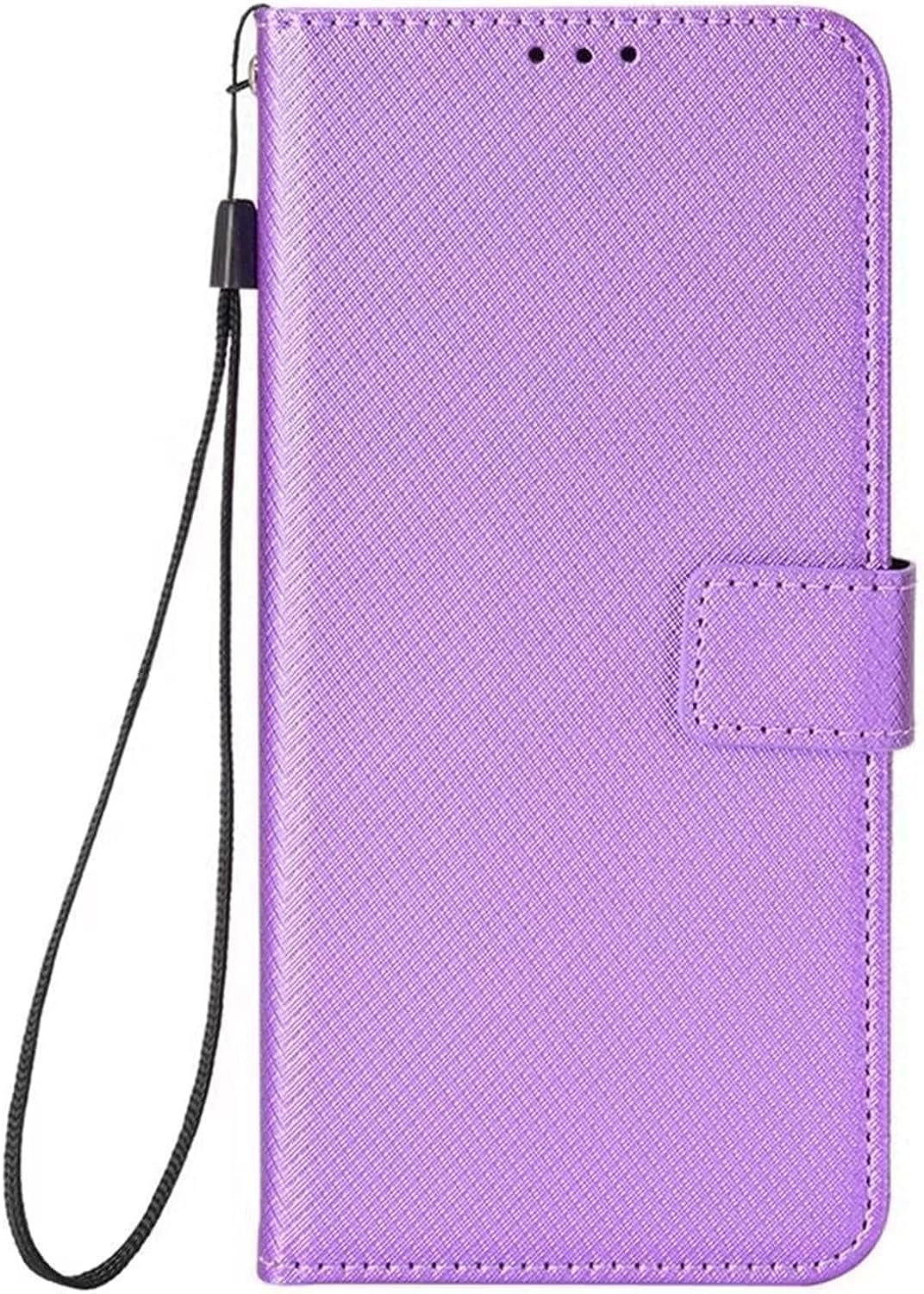Phone Case for Sony Xperia 10 III, Leather Wallet Case for Sony Xperia 10 III Non-Slip PU Leather Cover, Flip Folio Book Phone Cover for Sony Xperia 10 III Case  Generic Purple Sony Xperia 10 Iii 