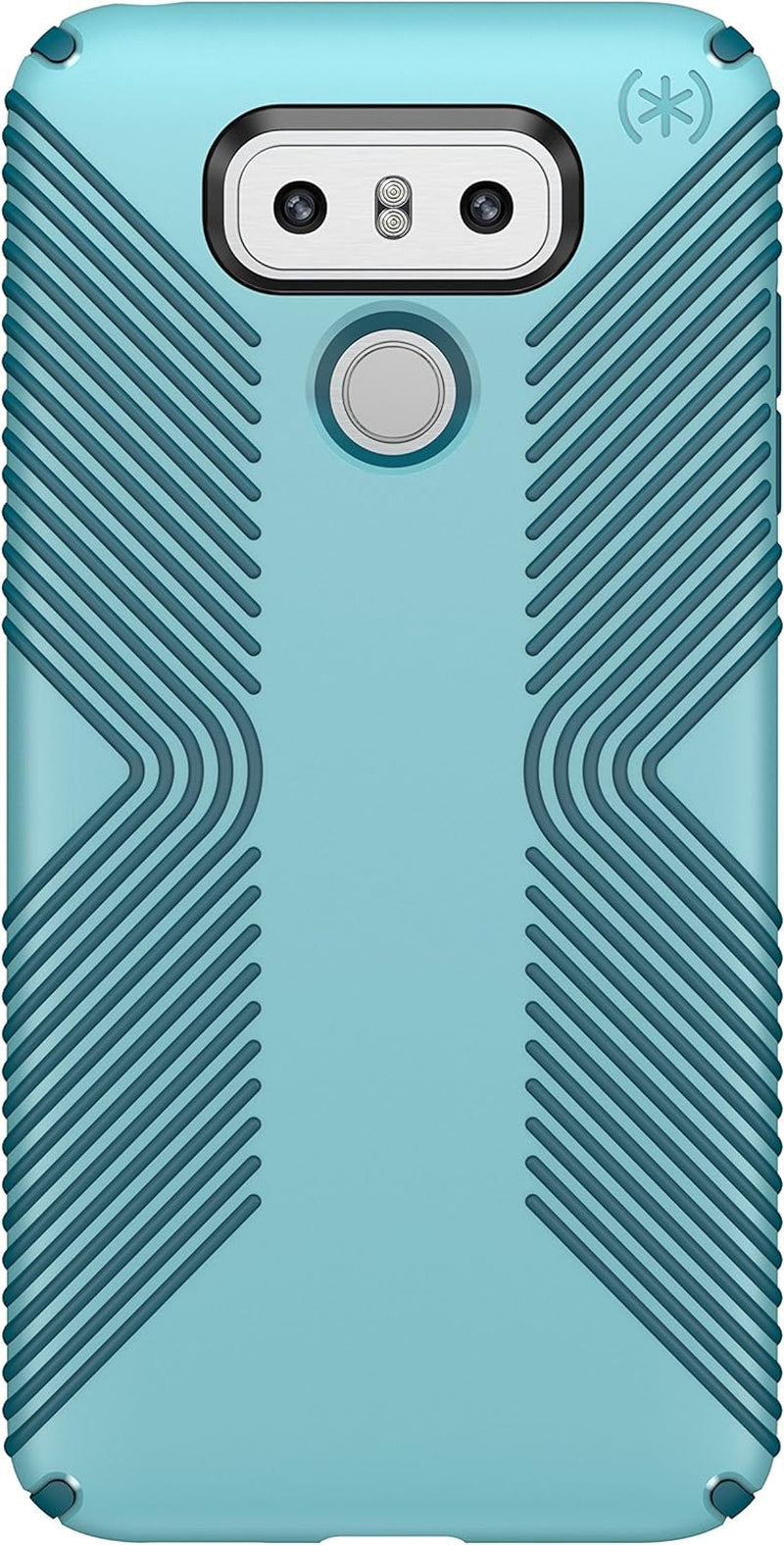 Speck Products Presidio Grip Cell Phone Case for LG G6 - Graphite Grey/Charcoal Grey  Speculative Product Design, LLC Robin Egg Blue/Tide Blue  