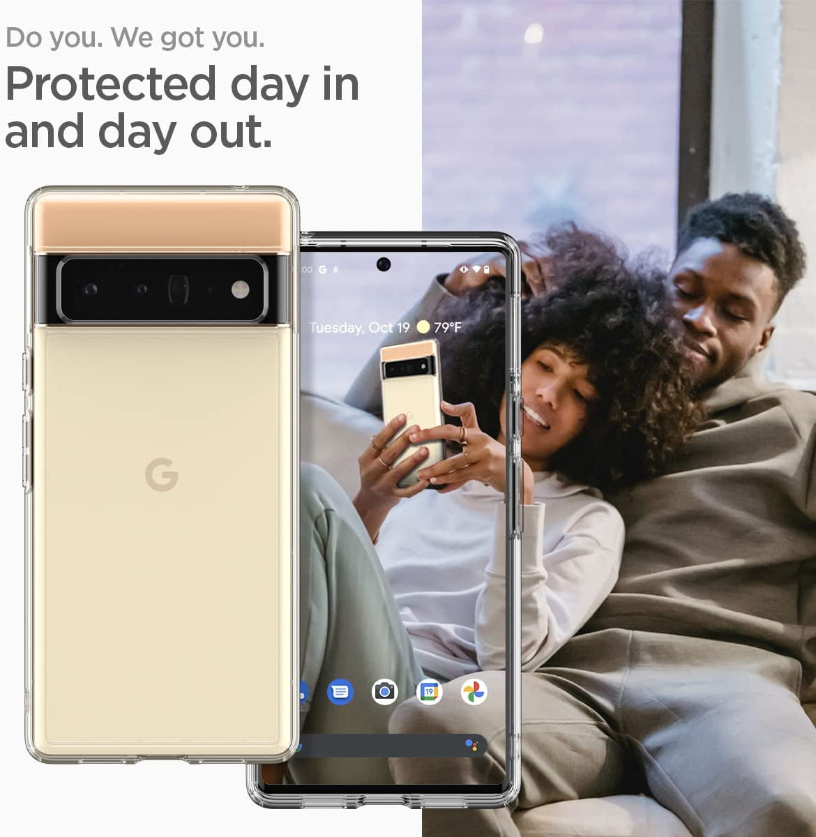 Spigen Ultra Hybrid [Anti-Yellowing Technology] Designed for Google Pixel 6 Pro Case (2021) - Crystal Clear  Spigen   
