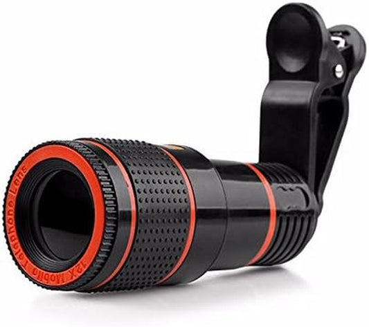 YHHN 12X Zoom Optical Phone Telescope Portable Mobile Phone Telephoto Camera Lens and Clip for Iphone Huawei for Samsung Xiaomi Redmi  china   