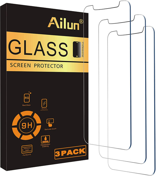 Ailun Glass Screen Protector for Iphone 12 Pro Max 2020 6.7 Inch 3 Pack Case Friendly Tempered Glass  Siania   