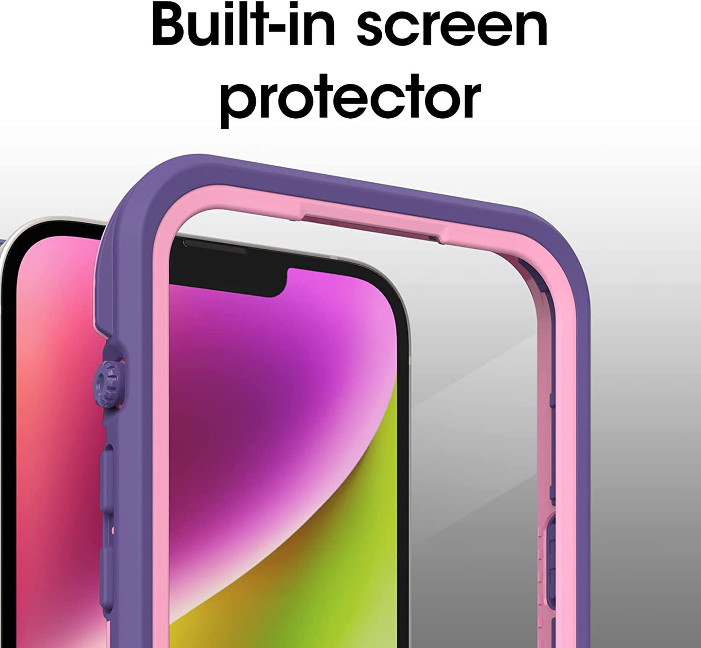 Otterbox FRĒ Series Waterproof Case with Magsafe (Designed by Lifeproof) for Iphone 14 - Valor (Purple)  OtterBox   