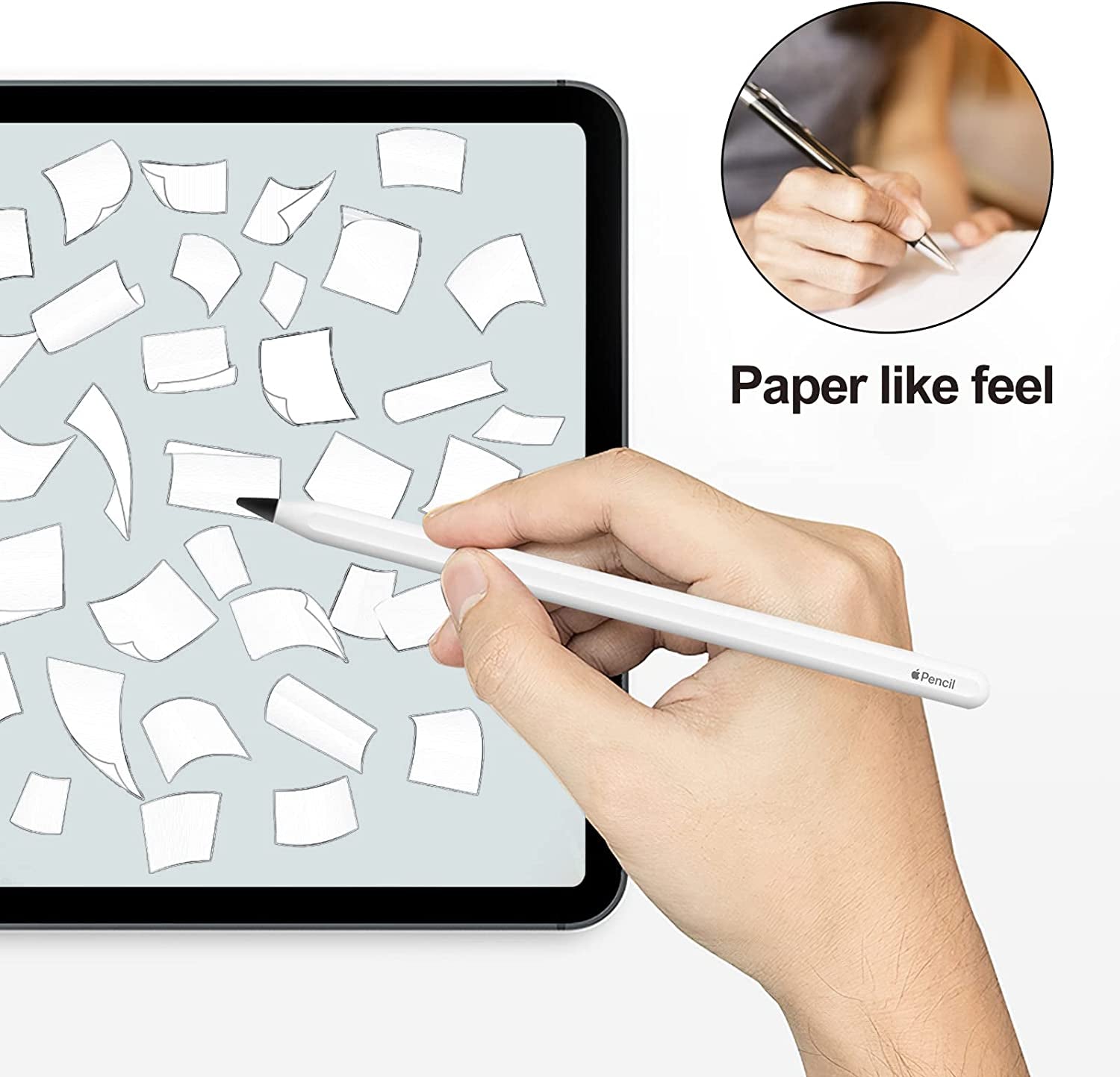 Zosylala Tips for Apple Pencil,Stylus Tips,Pencil Tips for Ipad,Replacement Pen Nibs Compatible with Ipad Air Mini Pro Apple Pencil 1St & 2Nd Generation - 4 Packs (Black)  Zosylala   