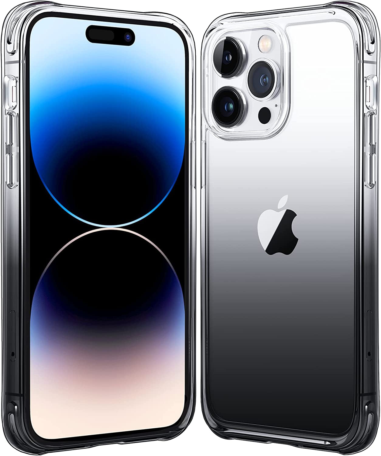 Mkeke for Iphone 14 Pro Max Case Clear Magnetic Version Work with Magsafe Non Yellowing Shockproof Case with Military Grade Protection for Apple Iphone 14 Pro Max 2022  Shenzhen Make Technology Company Limited Y-Gradient Black  