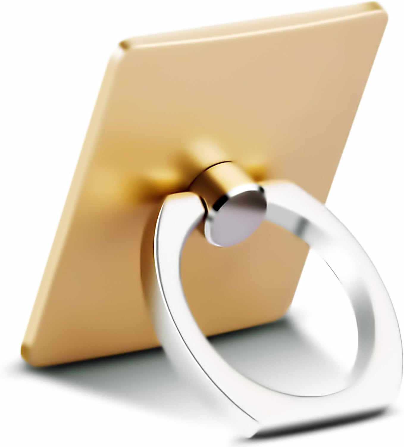Finger Ring Stand, 360 Rotary Cell Phone Holder Finger Loop Grip Mount Universal Smartphone Kickstand,Ieugen Compatible with Iphone 14/Iphone 13/Galaxy S23/Galaxy S22/Galaxy  iEugen gold  