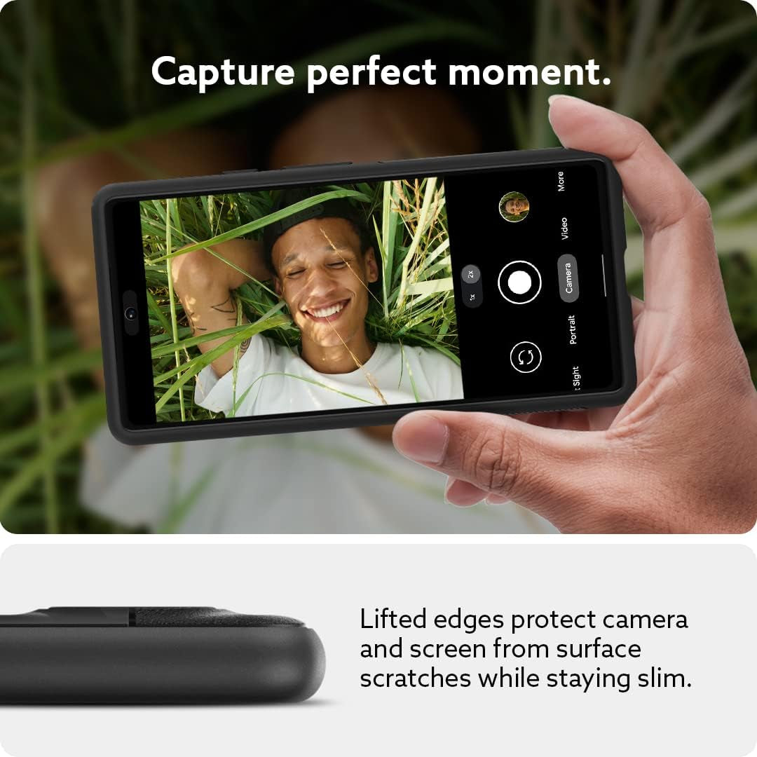 Caseology Parallax Compatible with Google Pixel 6A Case 5G (2022) - Matte Black  Spigen   