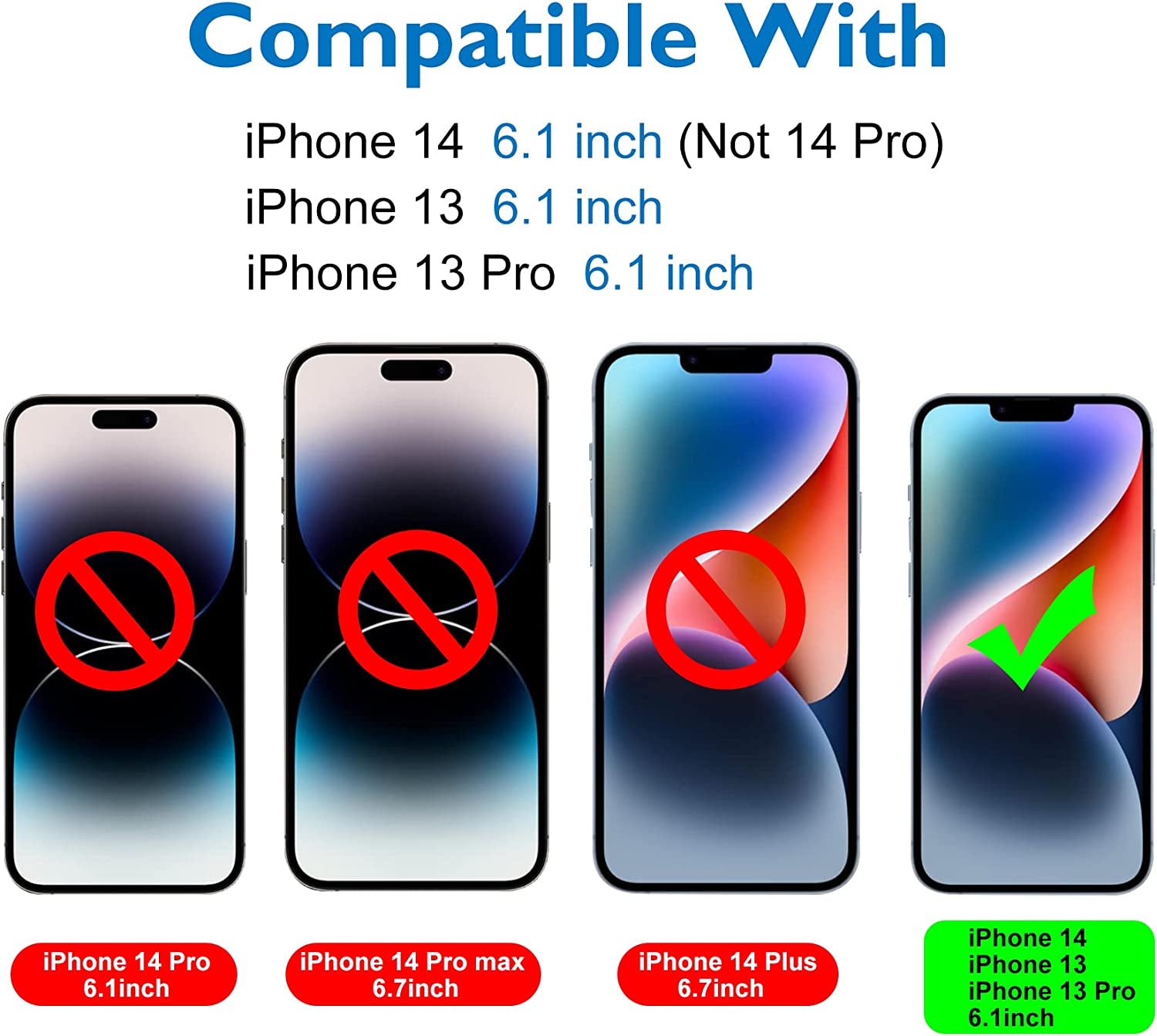 Mothca Matte Glass Screen Protector for Iphone 14/Iphone13/13 Pro Anti-Glare & Anti-Fingerprint Tempered Glass Clear Film Case Friendly Easy Install Bubble Free for Iphone 14/13/13 Pro 6.1-Inch Smooth as Silk  Mothca   