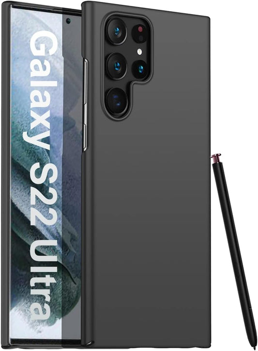 Anccer Compatible with Samsung Galaxy S22 Ultra Case 5G [Ultra-Thin] [Anti-Drop] New Premium Material Slim Full Protective Case for Samsung S22 Ultra - Black  Anccer   