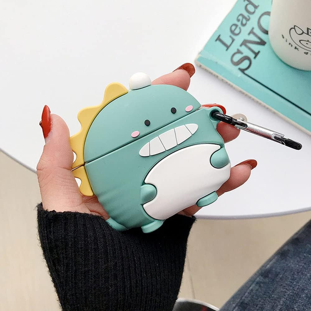 Xbs-Better Compatible with Sony WF-1000XM4 Case, Dinosaur Case for Sony WF-1000XM4 2021 Earbuds Case for Men Kids Teens Boys Soft Silicone Case with Keychain Accessories  XBS-Better   