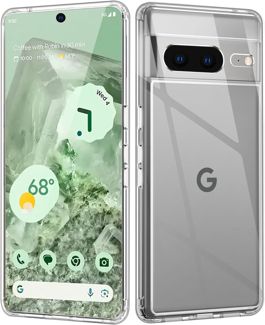 Wilbur Designed for Google Pixel 8 Case Clear,[Anti-Yellowing & Non-Slip] Transparent Shockproof Protective Phone Cases Slim Cover for Google Pixel 8 Released 2023-6.2"  Wilbur   