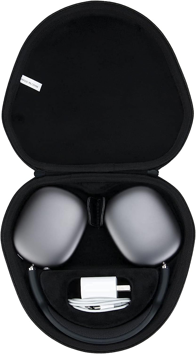 Black + Grey Hard Cases Replacement for Apple Airpods Max Headphone by Co2Crea  co2CREA   