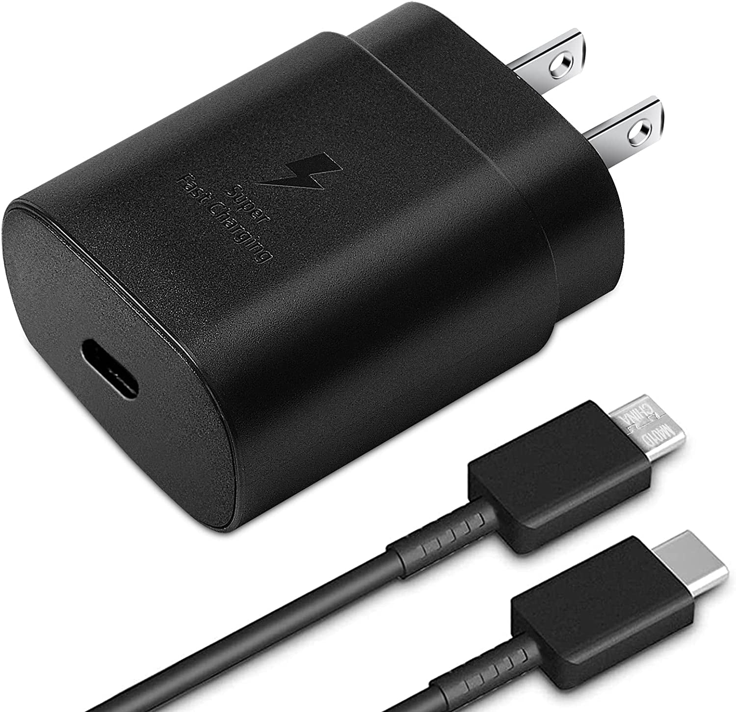USB C Superfast Charger, USB Type-C to USB Type-C Cable 5Ft and 25W Wall Charger Fast Charging PD Adapter Compatible with Samsung Galaxy Ultra S23/S22/S21/S20+ Note 20/10 Z Fold/Flip A71 A53 (1-Pack)  Hardcraft   