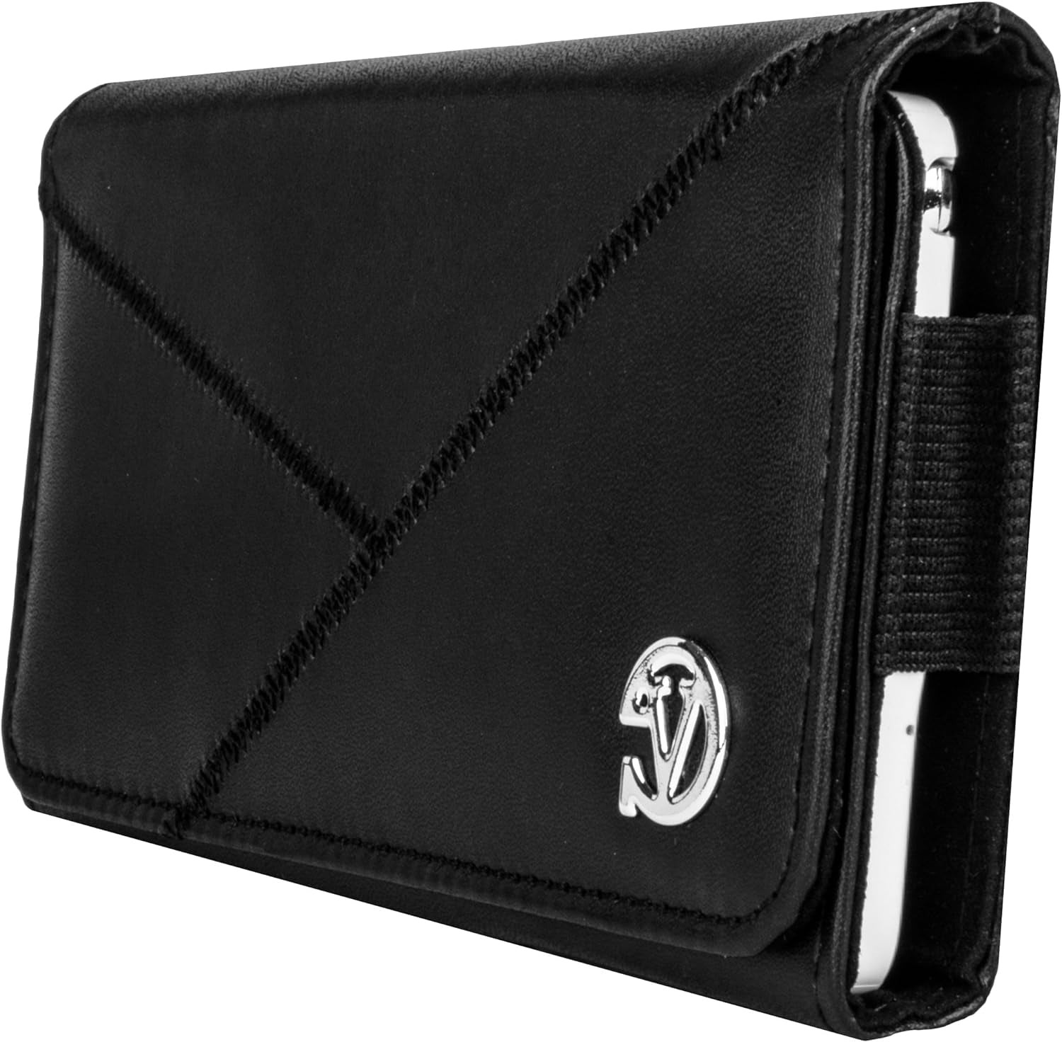 Hip Pouch Carrying Case Phone Holster with Clip for Sony Xperia 5, 1, 10 Plus, XZ3, XA2 Plus, XA2 Ultra, TCL Plex, Revvlry Plus, Revvlry, Revvl 2 plus (Stitch Design)  VG Case   