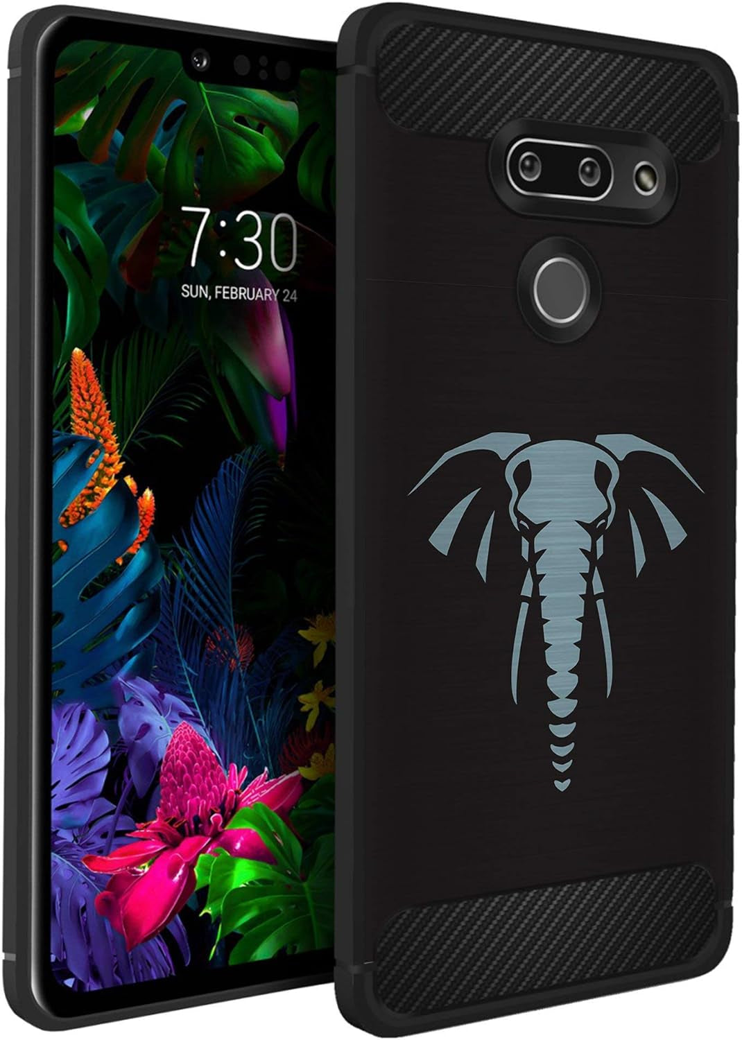 Casesondeck Case Compatible with LG G8 Thinq/Lg G8, Slim Precise Fit TPU Case, Scratch Protection and Unique Design (Don’T Tread on Me)  CasesonDeck Elephant  