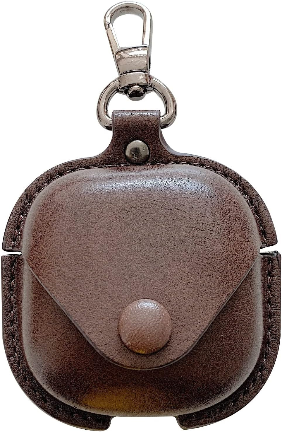 SKPY Cases for Samsung Galaxy Buds2 Pro/Buds 2/Buds Pro/Buds Live with Keychain, Cute Cool Leather Shockproof Cover for Girls Boys Teens Kids  SKPY Coffee  