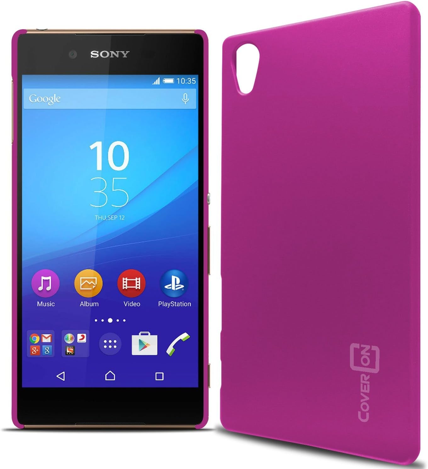 Sony Xperia Z5 Hard Case, Coveron® [Slender Fit Series] Slim Matte Hard Polycarbonate Back Cover Phone Case for Sony Xperia Z5 - Violet Purple  CoverON   