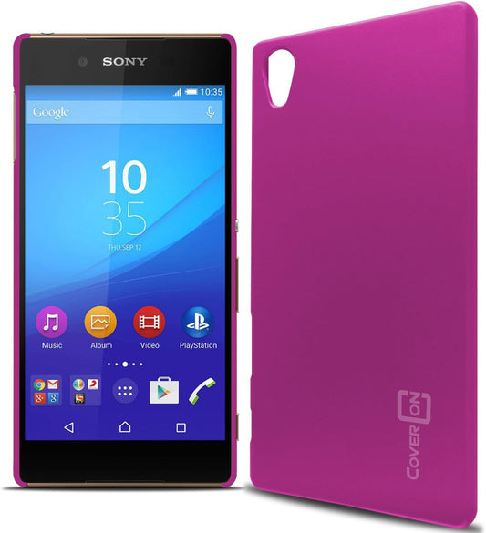 Sony Xperia Z5 Hard Case, Coveron® [Slender Fit Series] Slim Matte Hard Polycarbonate Back Cover Phone Case for Sony Xperia Z5 - Violet Purple  CoverON   