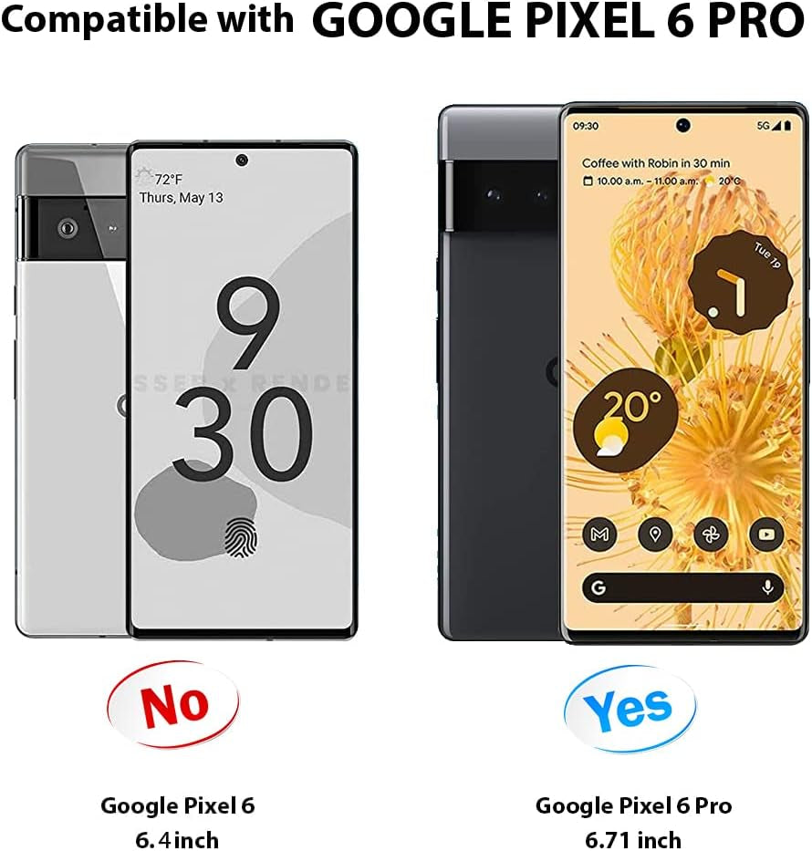 YESPURE Crossbody Case for Google Pixel 6 Pro 6.71Inch,Clear Transparent TPU Soft Phone Cover for Google Pixel 6 Pro with Neck Cord Lanyard Strap-Clear - Beige  YESPURE   