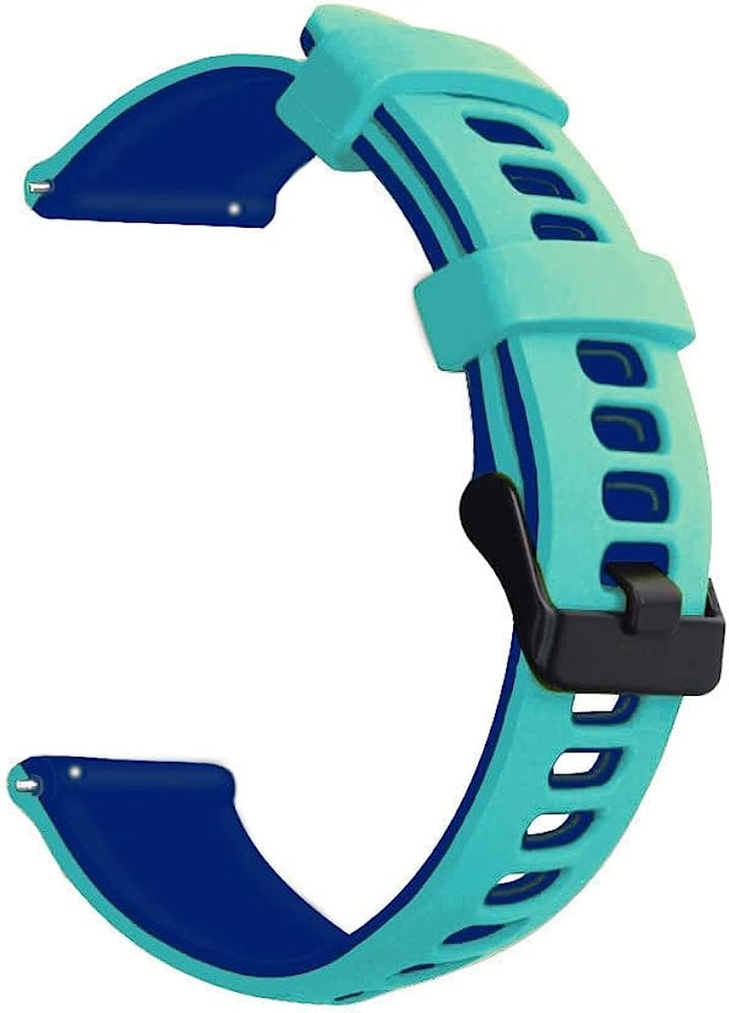 TWRQA Sport Silicone Bands for Garmin Venu 2 Plus/Sq Wrist Straps for Forerunner 245 645M 158 55 Vivoactive 4 3 Music 20MM/22MM  TWRQA B For Forerunner 245 645 