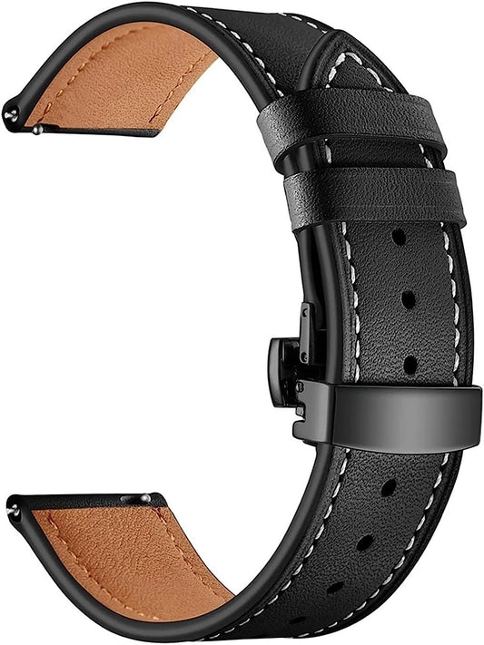 Yi Pin 18Mm Leather Band Strap Quick Release Watchband Bracelet Compatible with Garmin Vivoactive 4S/Move 3S/Active S/Rey Smart Watch Accessories  hefeishijingkaiqulanruobaihuoshanghang   