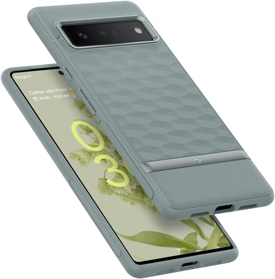 Caseology Parallax Protective Case Compatible with Google Pixel 6 Pro Case (2021) - Gold  Spigen Sage Green  