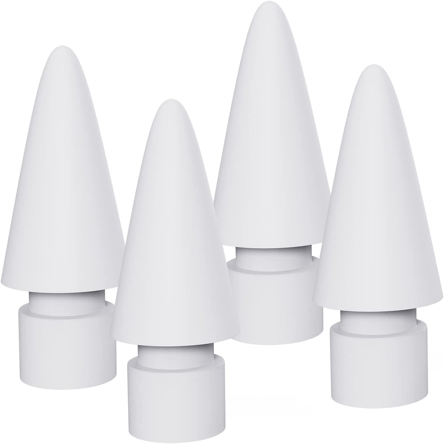 Replacement Tip Compatible with Apple Pencil 1St Gen and 2Nd Gen & Ipad Pro Pencil - Precise Control - Wear-Resistant, White 4Pack  GoBestDirect   