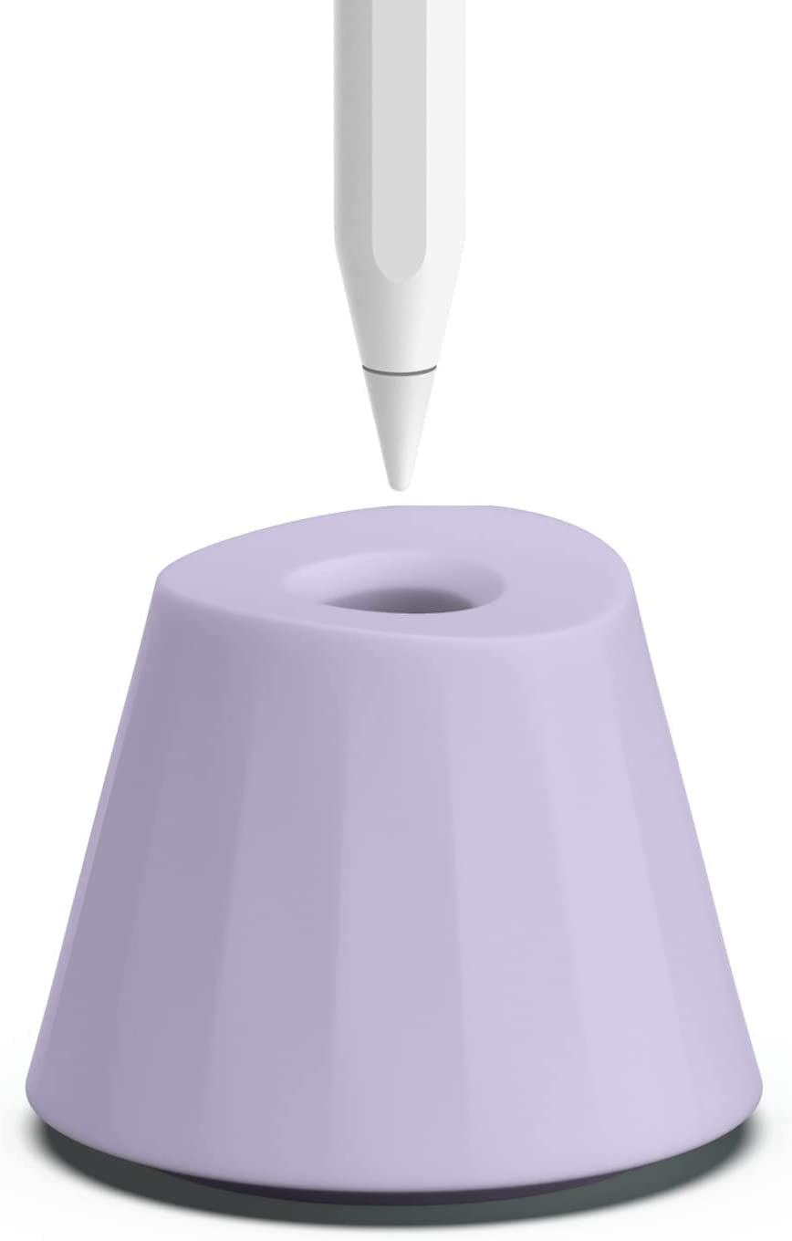 UPPERCASE Designs Nimblestand Vertical Stand Compatible with Apple Pencil With/Without Sleeve or Grip (Onyx Black)  UPPERCASE Designs Lavender Purple  