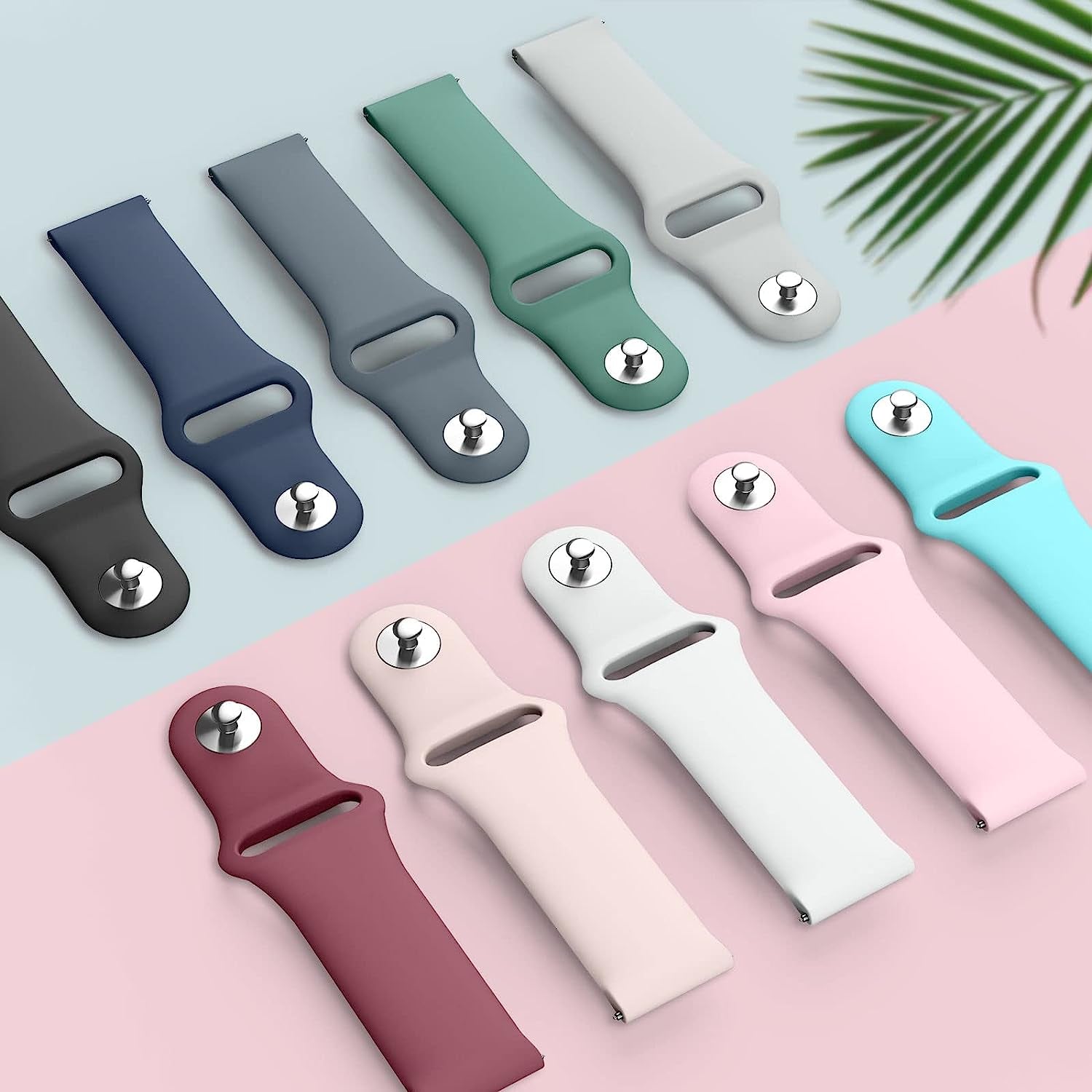 4 Pack Bands for Fitbit Versa 2 / Fitbit Versa/Fitbit Versa Se/Fitbit Versa Lite Bands for Women Men, Soft Silicone Replacement Bands for Fitbit Versa 2  Meliya   