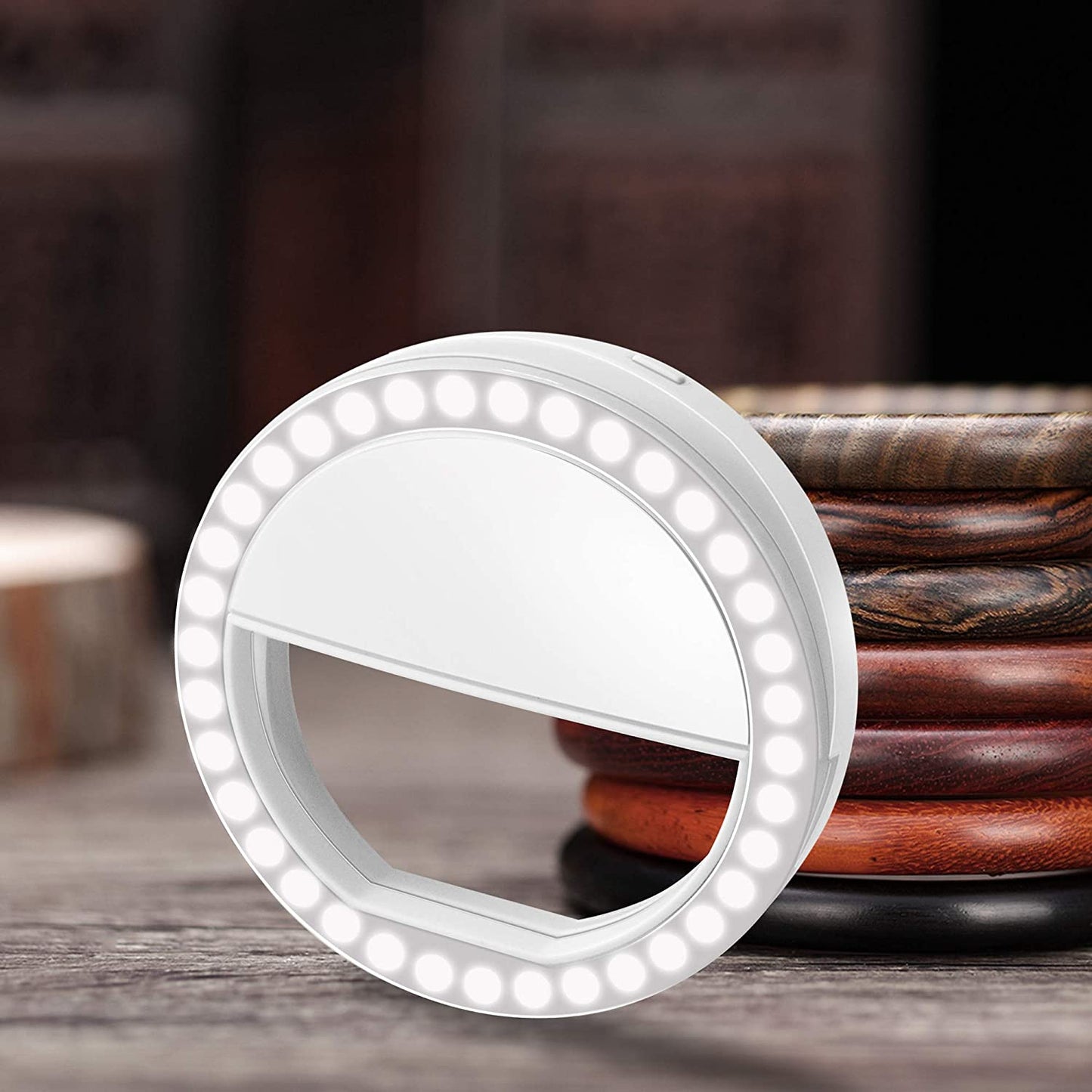 XINBAOHONG Selfie Ring Light Rechargeable Portable Clip-On Selfie Fill Light with 36 LED for Smart Phone Photography, Camera Video, Girl Makes up Black …  XINBAOHONG   