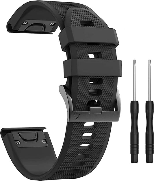 Watch Band Fenix 5 22Mm Width Compatible with Fenix 5/Fenix 5 Plus/Fenix 6/Fenix 6 Pro/Forerunner 935/Forerunner 945/Instinct Tide/Instinct Tactical  GERSIK   