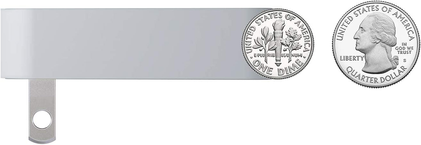 Nekmit 4.8A 24W Thin Flat Dual USB Wall Charger with Smart IC Technology, Portable Travel Adapter for Ipad Pro, Iphone 14/14 Pro/Pro Max, Pixel, Galaxy and More  Nekmit Compact   