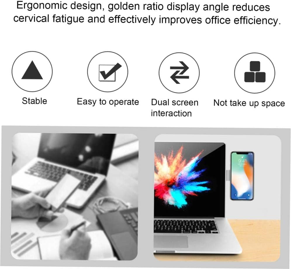 Fupfli Versatile Magnetic & Laptop Holder Stand - Conveniently Organize Your Desk with Portable Aluminum Alloy Rack for Home and Office  fupfli   