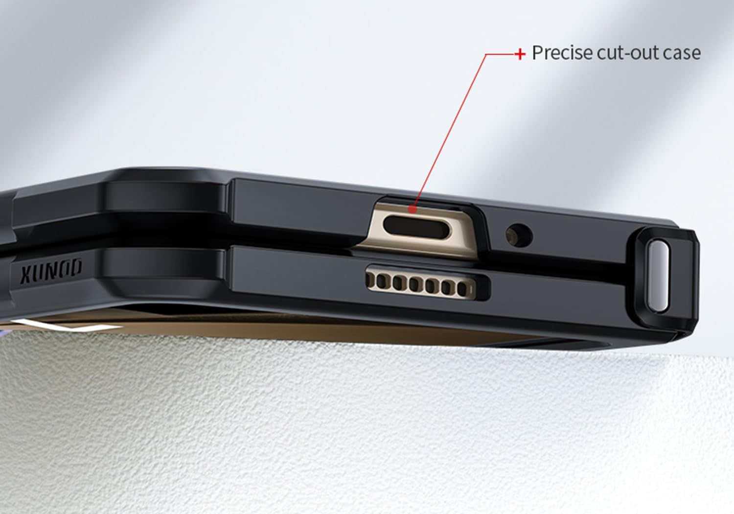 Ltezixal Case Compatible with Xiaomi Mix Fold 3, [Droproof] [Sweat-Proof] [Fingerprint-Proof] Shockproof Protective Phone Case Fits Xiaomi Mix Fold 3,Black  Ltezixal   