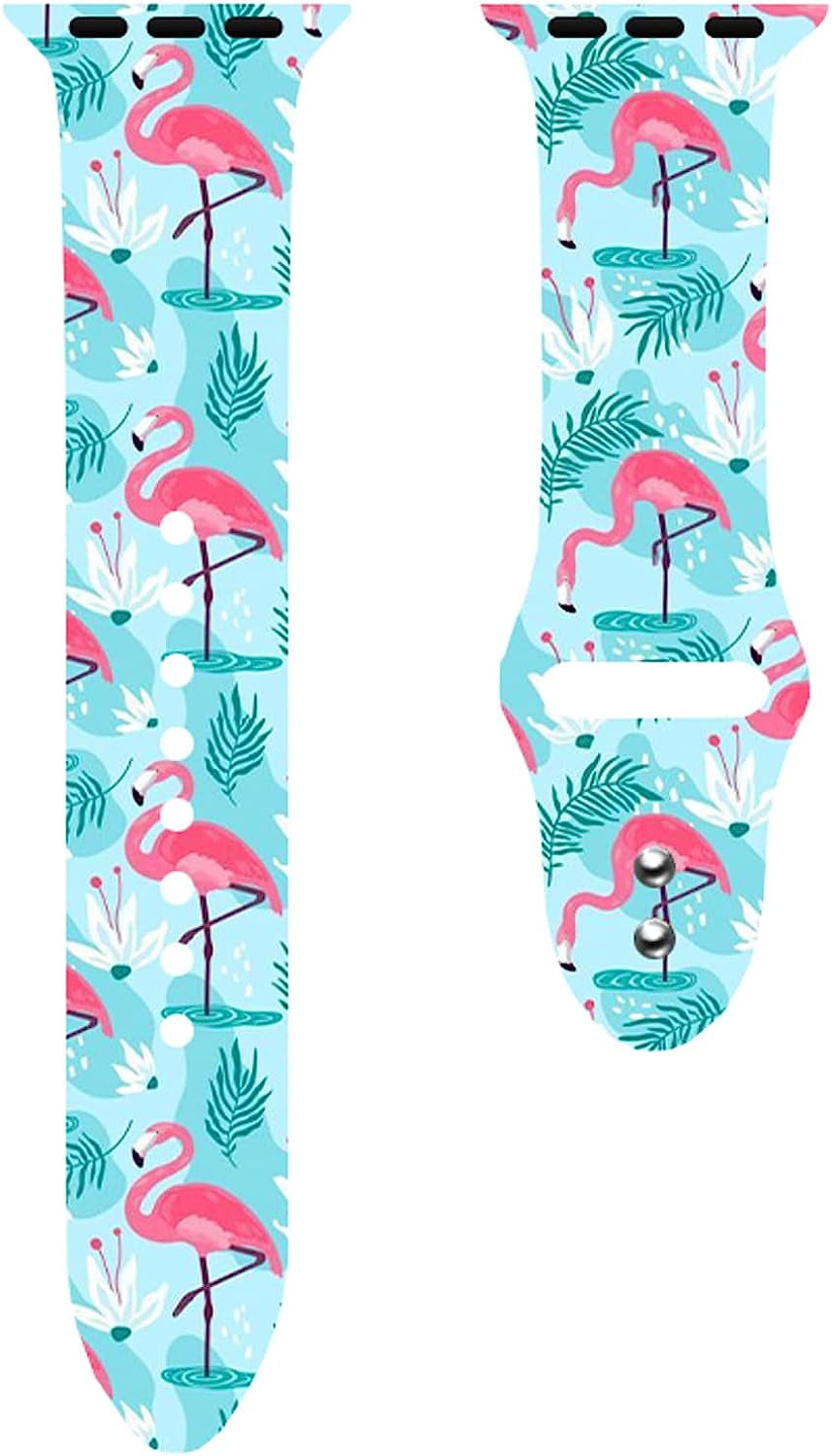 Sport Watch Band Compatible with Apple Watch 38Mm 40Mm 41Mm 42Mm 44Mm 45Mm for Women Men,Adjustable Replaceable Soft Silicone Smartwatch Straps for Iwatch Series SE 7 6 5 4 3 2 1  JOJGOEHO   